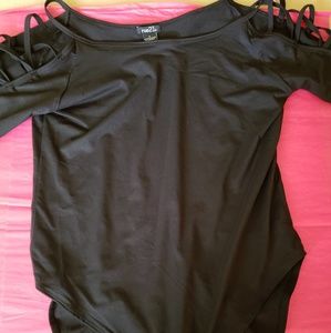 Rue 21 Black Bodysuit NEVER WORN